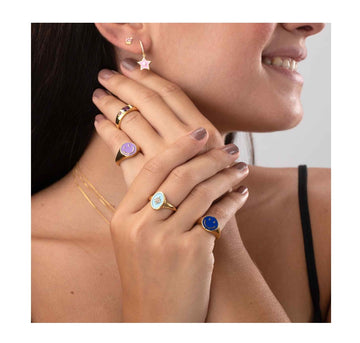 Sparkle Star Rings
